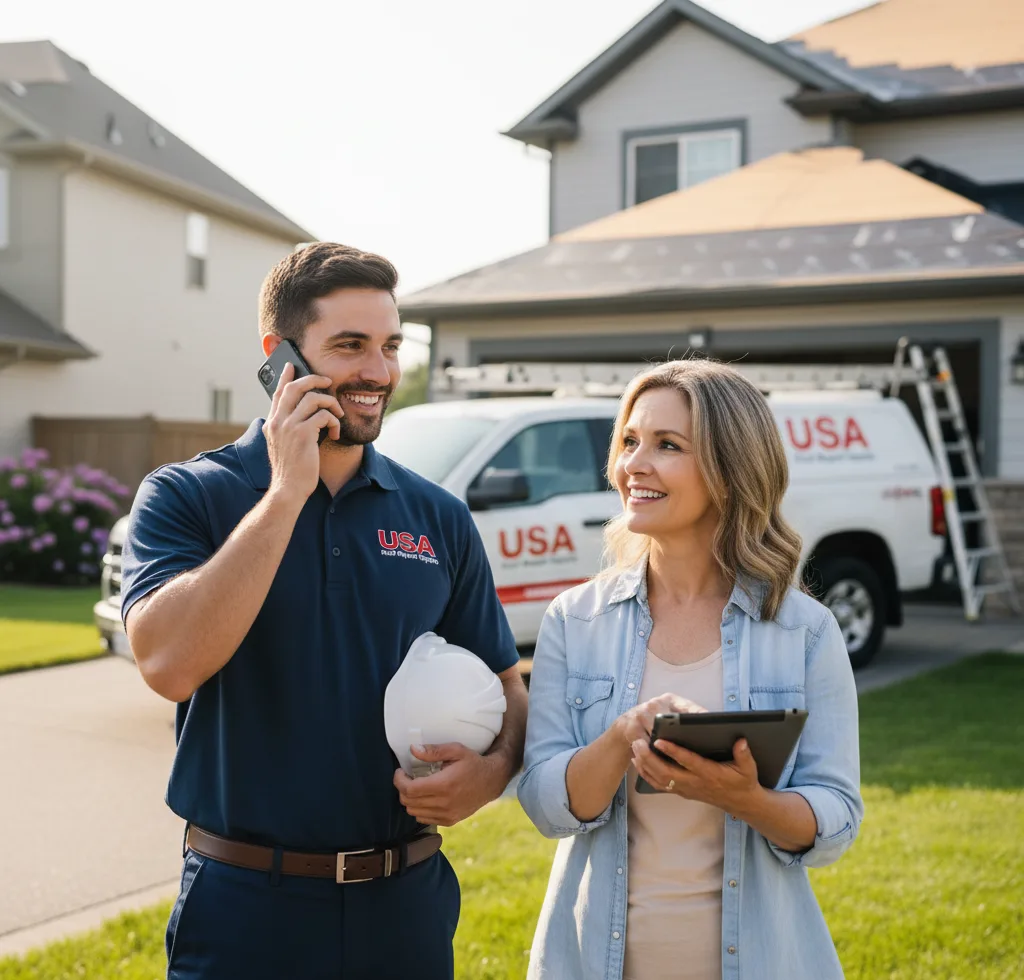USA Roof Repair Experts customer support in Hopewell